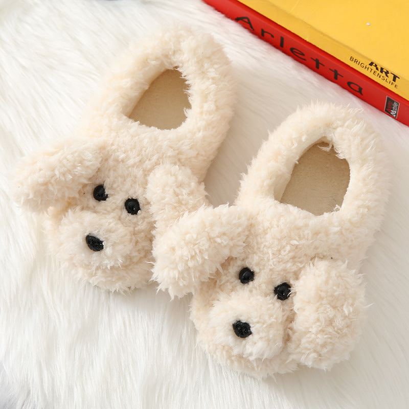 Dog Ankle Wrap Cotton Shoes Fleece-lined Thick Bottom And Warm Keeping Parent-child